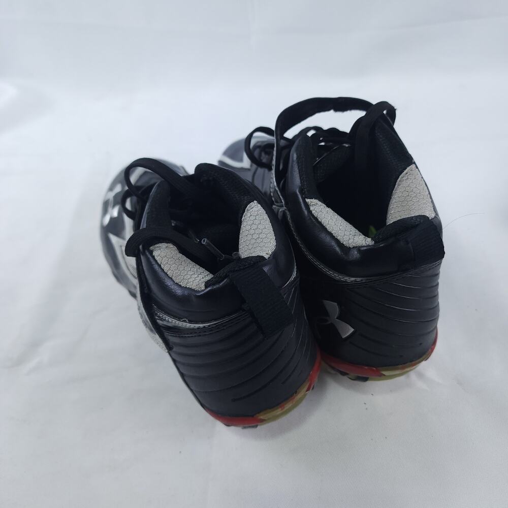 Under Armour Black Football Cleats Shoes Men Left 9.5 Right 10 (1208559) - Picture 3 of 12